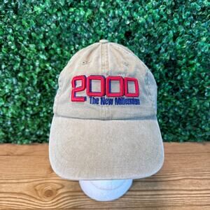 Vintag 2000 The New Millennium Adjustable Cap Hat One Size Falcon OS